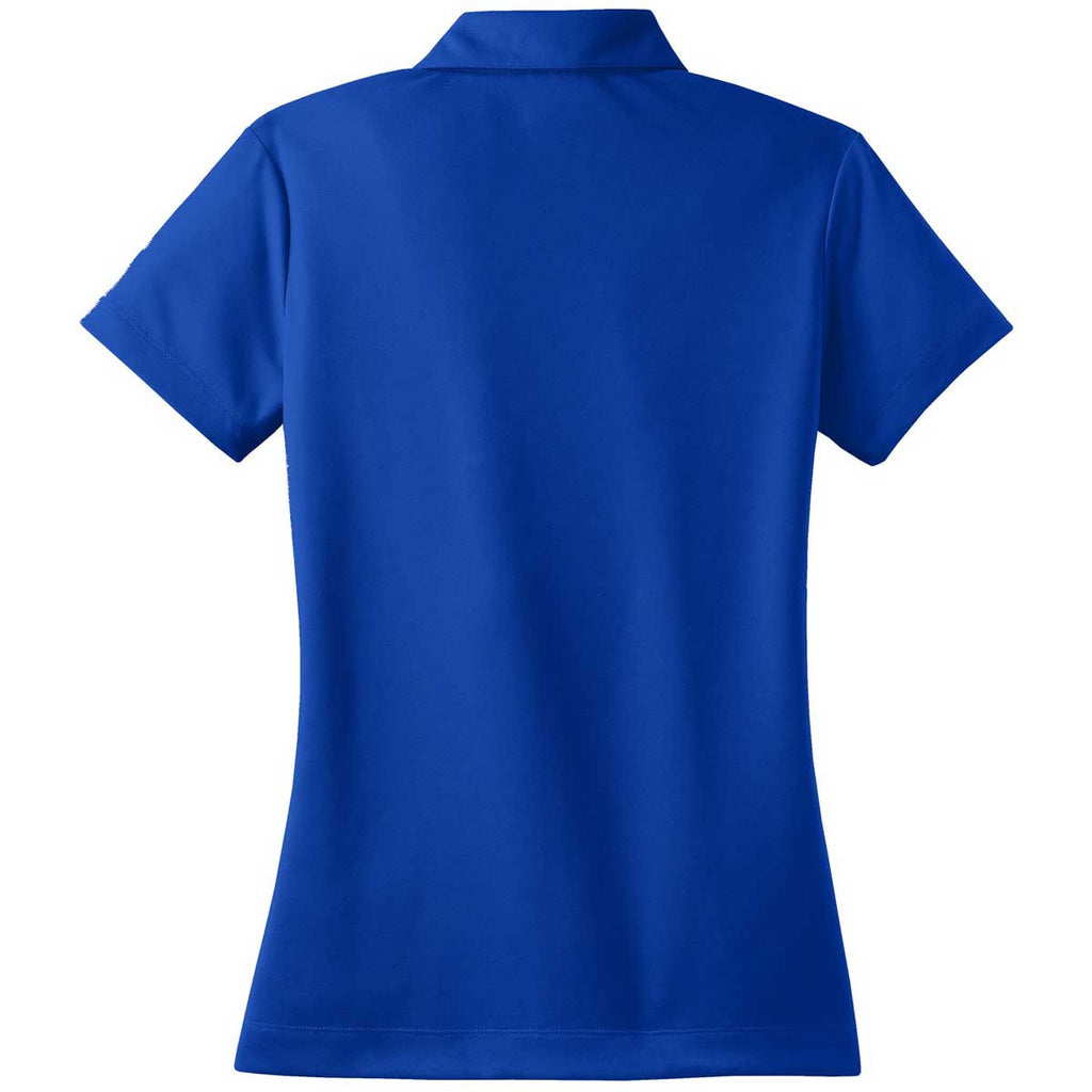 Nike Women's Sapphire Blue Dri-FIT Short Sleeve Micro Pique Polo