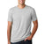 Next Level Men's Light Grey Premium Fitted Short-Sleeve Crew