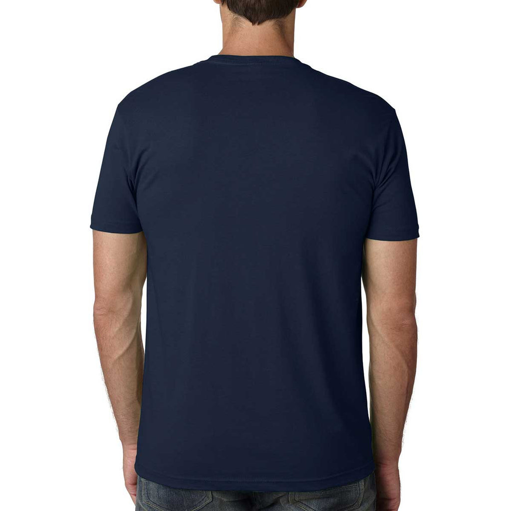 Next Level Men's Midnight Navy Premium Fitted Short-Sleeve Crew