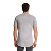 Next Level Men's Heather Grey Cotton Long Body Crew