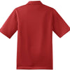 Nike Men's Red Dri-FIT Short Sleeve Pebble Texture Polo