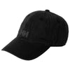 Helly Hansen Black Wall Logo Cap