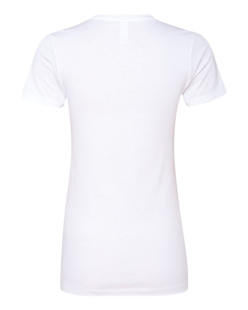 Next Level Women's White Boyfriend Tee