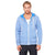 Bella + Canvas Unisex Blue Triblend Sponge Fleece Full-Zip Hoodie