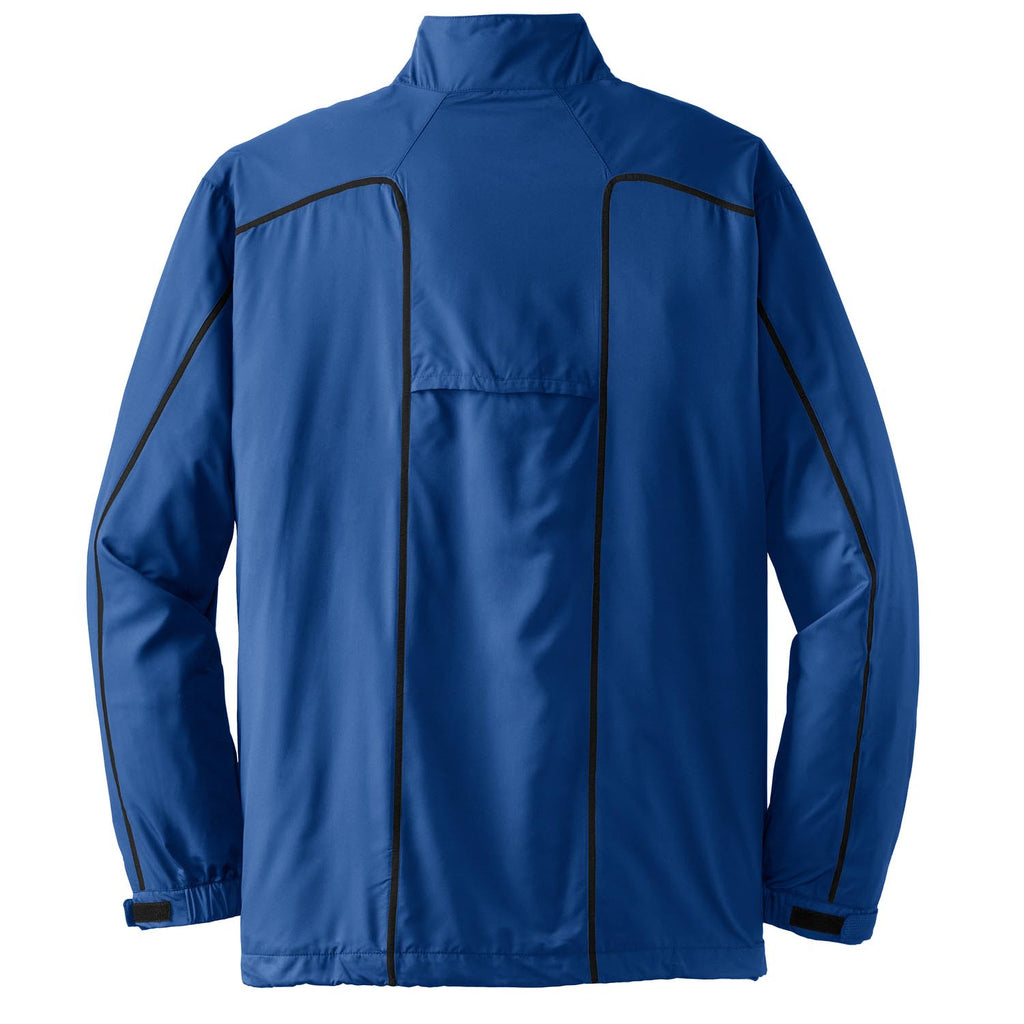Nike Golf Men's Royal Blue/Black Quarter Zip Wind Jacket