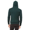 Bella + Canvas Unisex Emerald Triblend Full-Zip Lightweight Hoodie