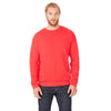 Bella + Canvas Unisex Red Drop Shoulder Fleece Sweatshirt