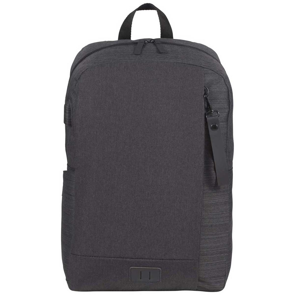 Leed's NBN Charcoal Whitby Slim 15" Computer Backpack with USB Port