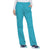 Cherokee Women's Turquoise Workwear Premium Core Stretch Mid-Rise Pull-On Cargo Pant