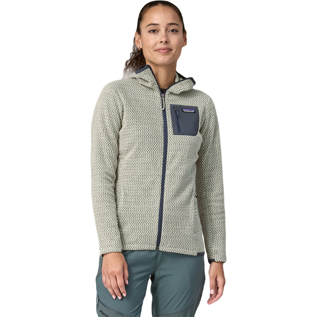 Patagonia Women's Wool White R1 Air Full-Zip Hoody