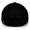 Pacific Headwear Graphite/Black/Black Universal Fitted Trucker Mesh Cap