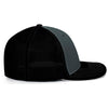 Pacific Headwear Graphite/Black/Black Universal Fitted Trucker Mesh Cap