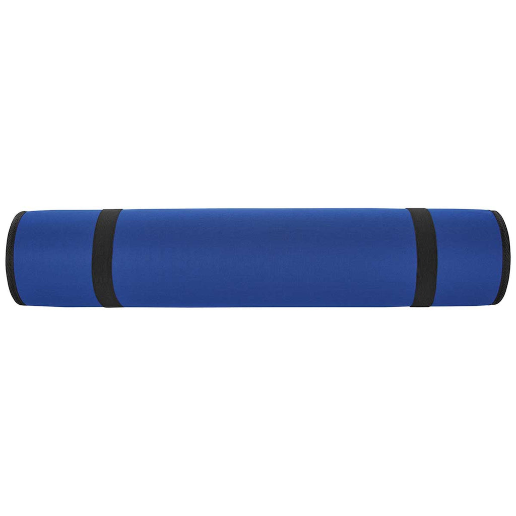 BIC Blue Yoga Mat with Shoulder Strap