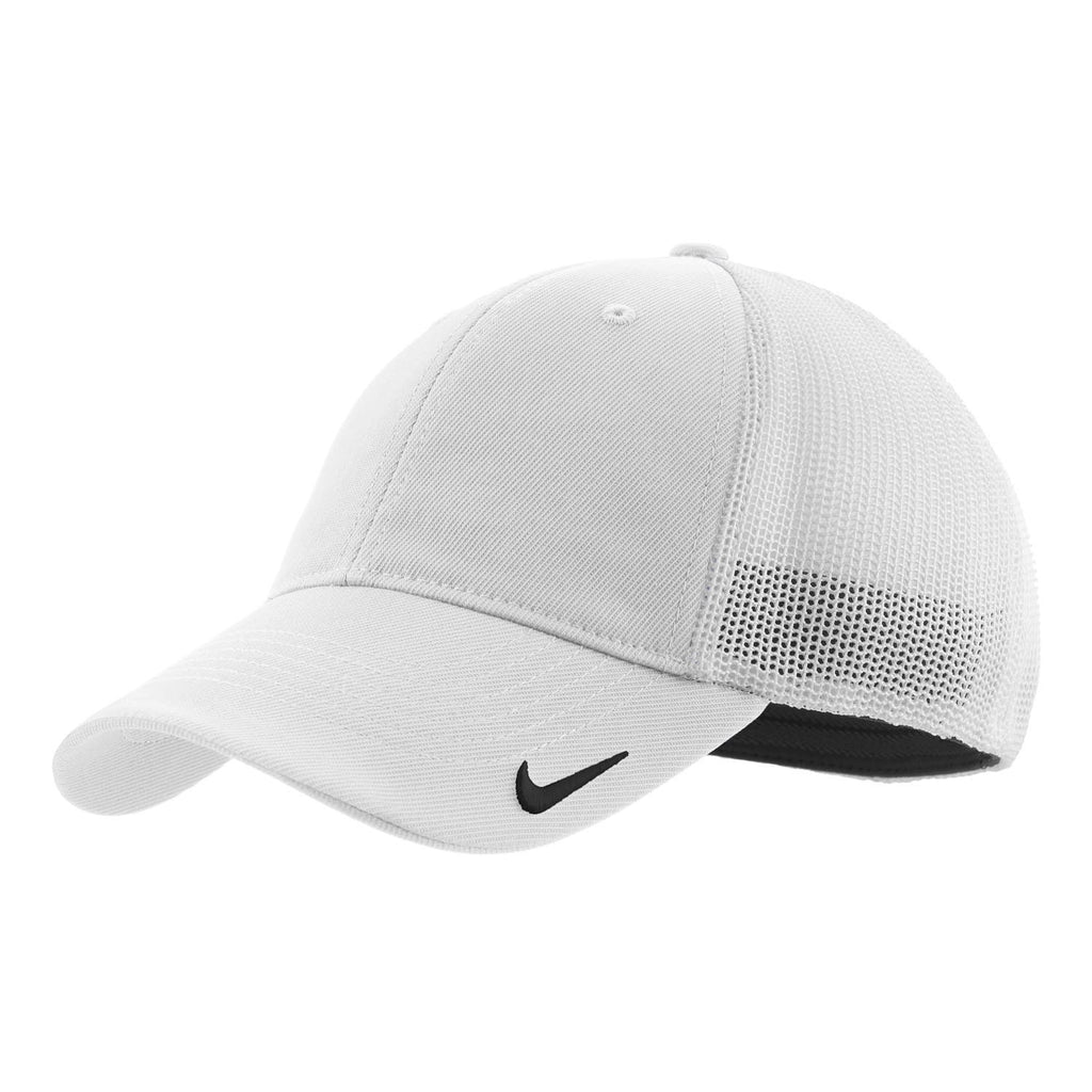 Nike White Mesh Back Cap