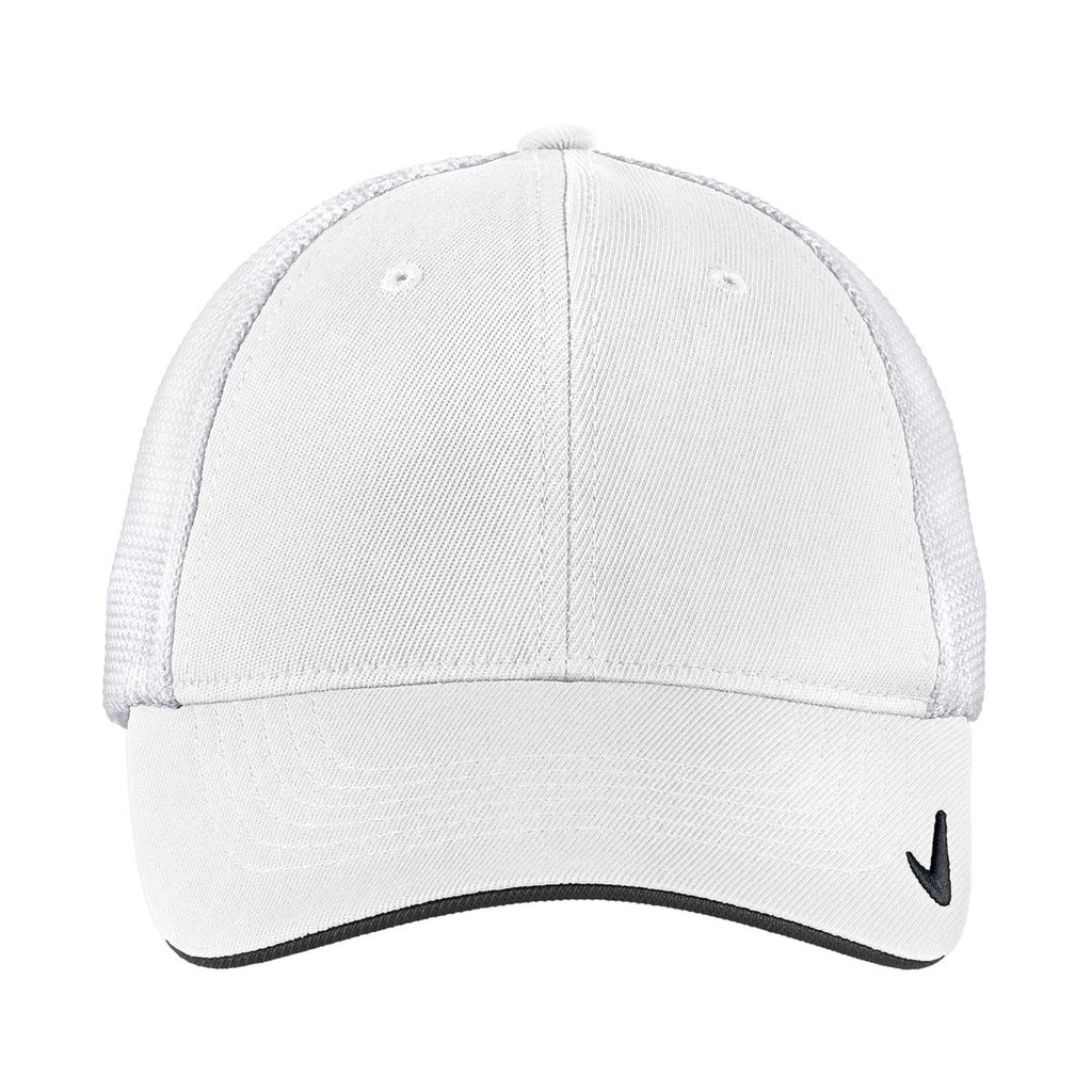 Nike White Mesh Back Cap