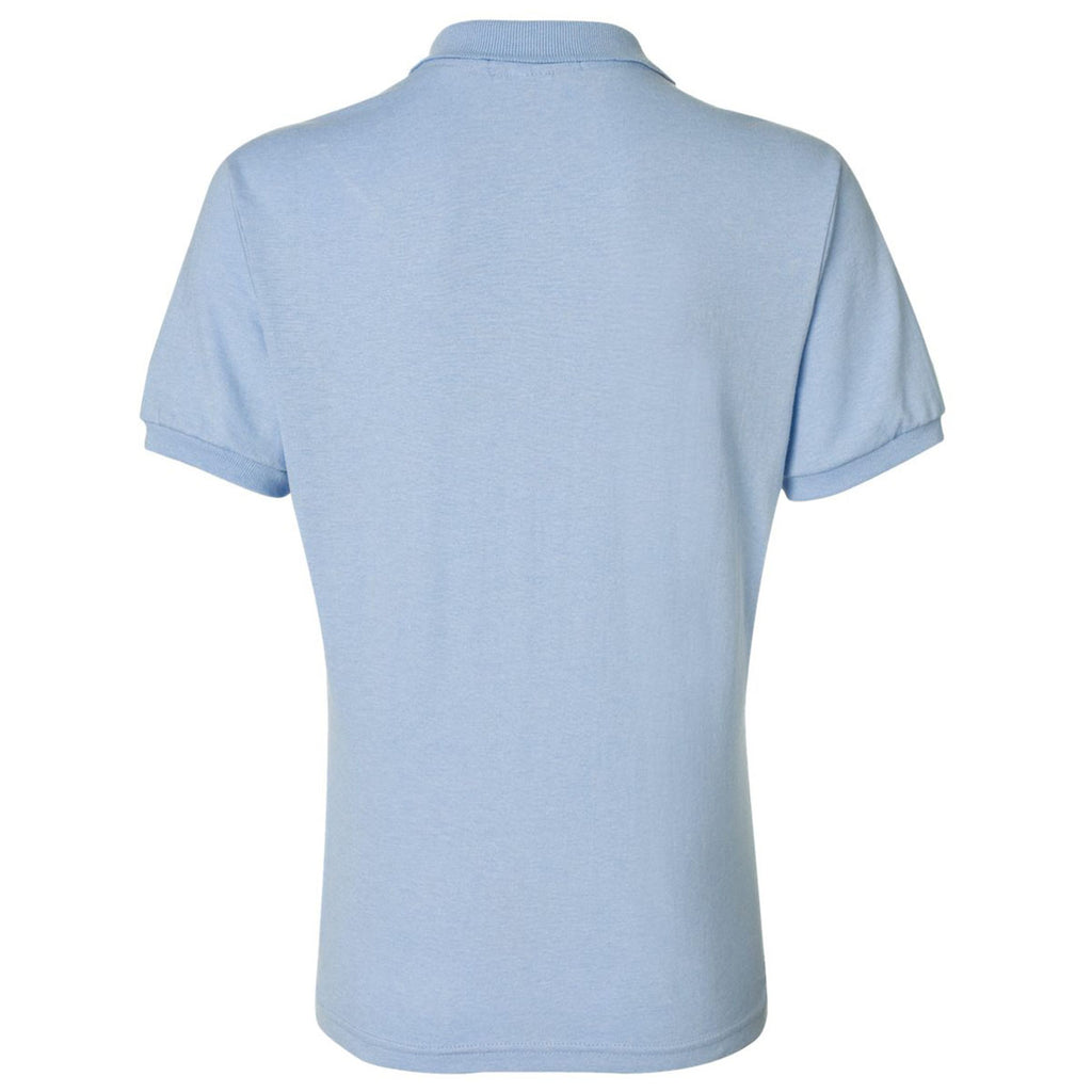 Jerzees Women's Light Blue Spotshield 50/50 Polo