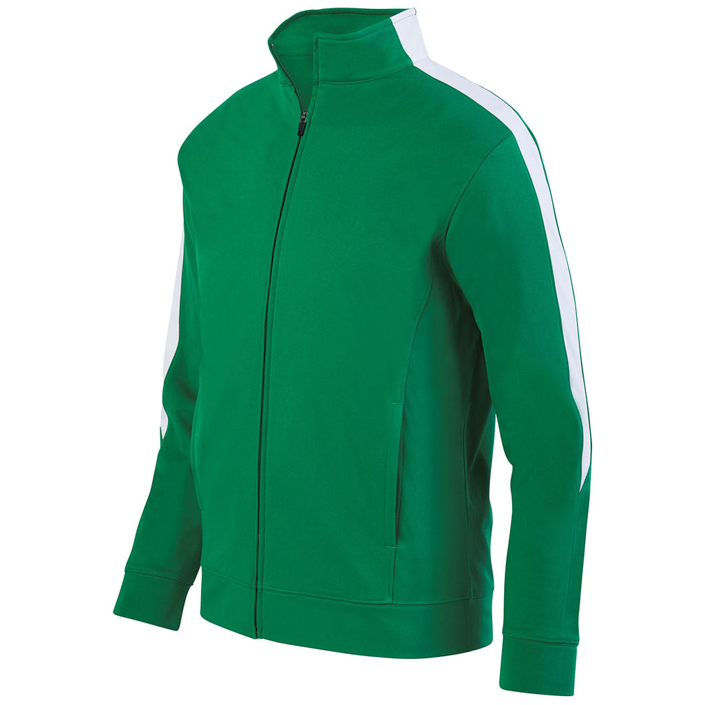 Augusta Sportswear Men's Kelly/White Medalist Jacket 2.0