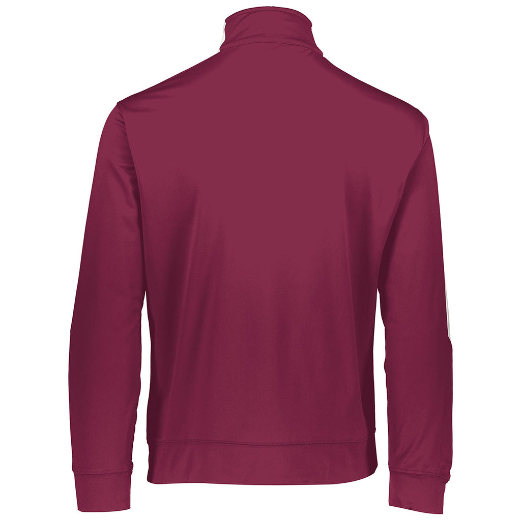 Augusta Sportswear Men's Maroon/White Medalist Jacket 2.0