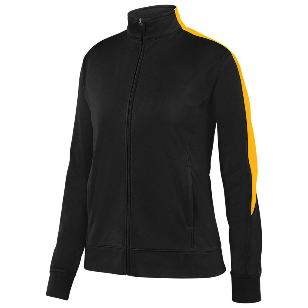 Augusta Women's Black/Gold Medalist Jacket 2.0