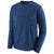 Patagonia Men's Viking Blue - Navy Blue X-Dye Long-Sleeved Capilene Cool Daily Shirt