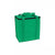 Koozie Green Zippered Insulated Grocery Tote