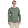 Fruit of the Loom Men's Sagestone 5 oz. HD Cotton Long-Sleeve T-Shirt