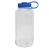 Nalgene Clear with Blue Lid 32oz Tritan Wide Mouth Bottle