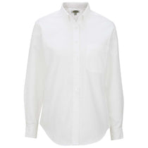 Edwards Women's White Long Sleeve Oxford Shirt