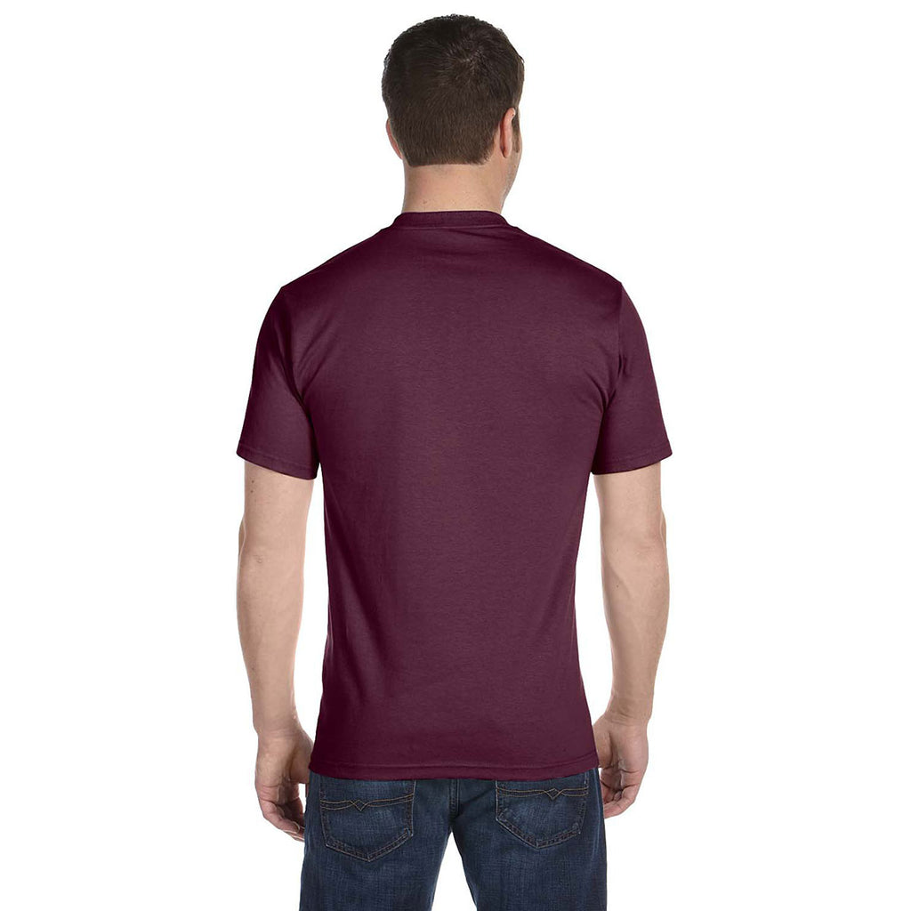 Hanes Men's Maroon 6.1 oz. Beefy-T