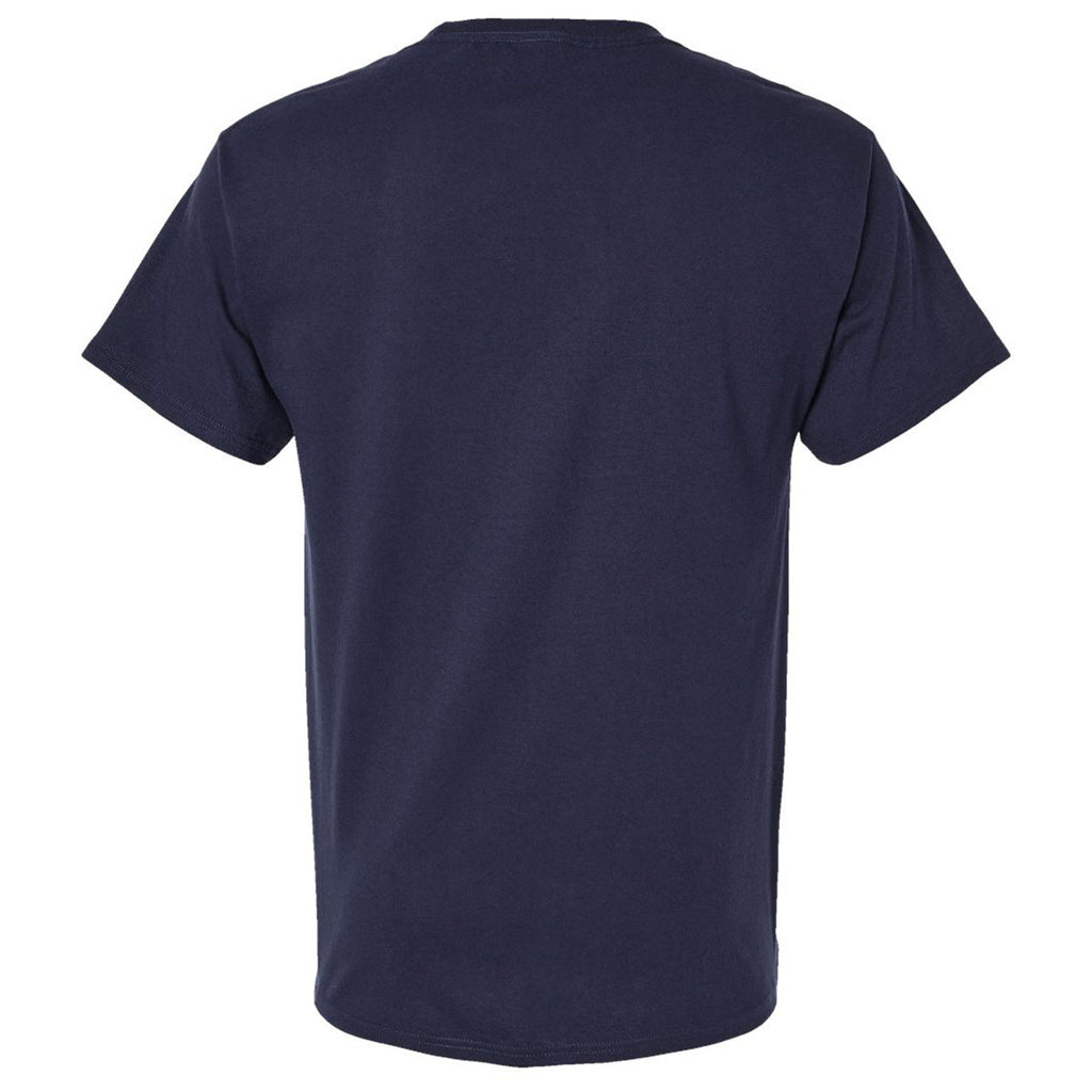 Hanes Unisex Athletic Navy Essential-T Pocket T-Shirt