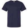 Hanes Unisex Athletic Navy Essential-T Pocket T-Shirt