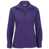 Edwards Women's Purple Lightweight Open Neck Poplin Blouse