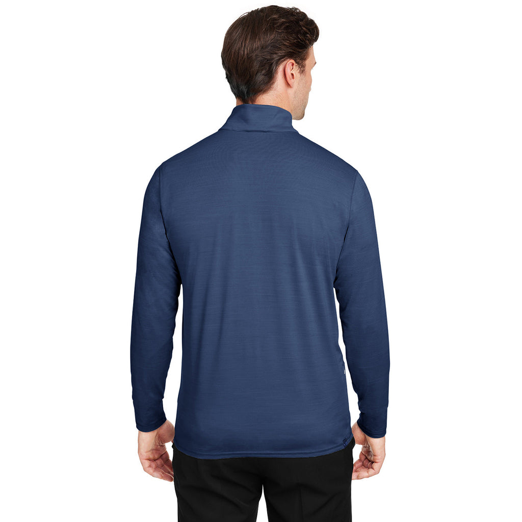 Puma Golf Men's Navy Blazer Heather Cloudspun Quarter Zip