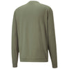 Puma Golf Men's Deep Lichen Green Cloudspun Grey Label Crewneck Sweater