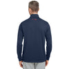 Puma Golf Men's Navy Blazer/Ski Patrol Volition Camo Cover Quarter-Zip