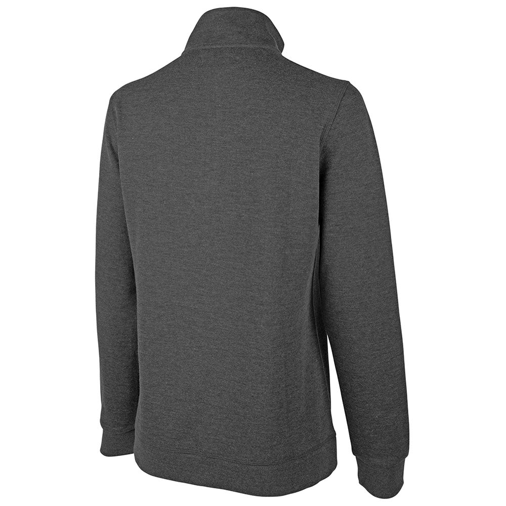 Charles River Women's Charcoal Hudson Quarter Zip Pullover