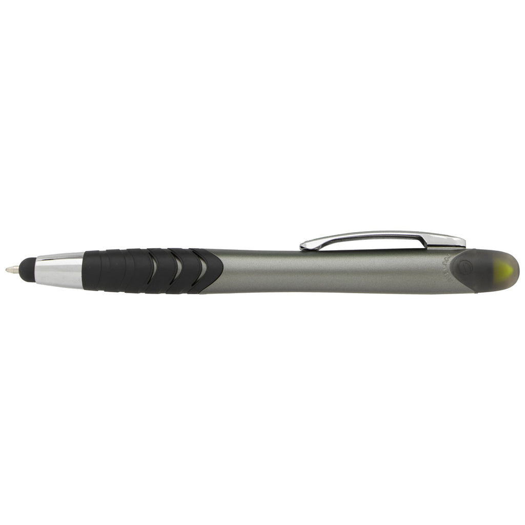 Souvenir Gunmetal Jalan Highlighter Stylus Pen Combo