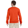 Jerzees Men's Burnt Orange 8 Oz. Nublend Fleece Crew