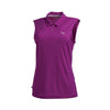 Puma Golf Women's Purple Pounce Sleeveless Golf Polo