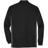 Nike Men's Black/Dark Grey/White Dri-FIT Long Sleeve Quarter Zip Shirt