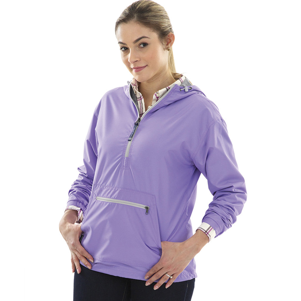 Charles River Women's Lilac Chatham Anorak Solid