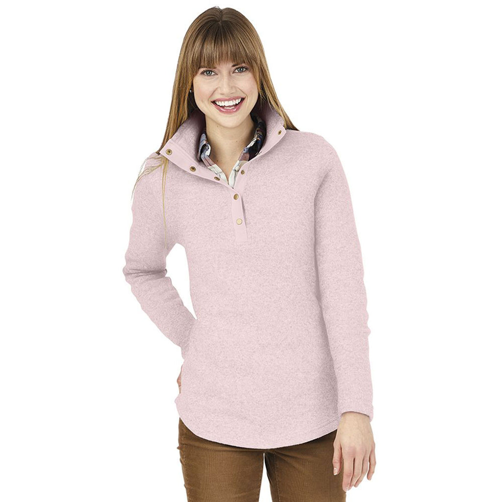 Charles River Women's Pink Pale Heather Hingham Tunic