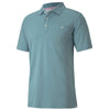 Puma Golf Men's Stone Blue Signature Pocket Golf Polo