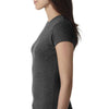 Next Level Women's Charcoal Poly/Cotton Short-Sleeve Tee