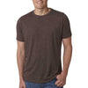 Next Level Men's Espresso Poly/Cotton Short-Sleeve Crew Tee