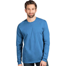 Next Level Unisex Heather Columbia Blue CVC Long Sleeve Tee