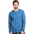 Next Level Unisex Heather Columbia Blue CVC Long Sleeve Tee