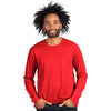 Next Level Unisex Red CVC Long Sleeve Tee