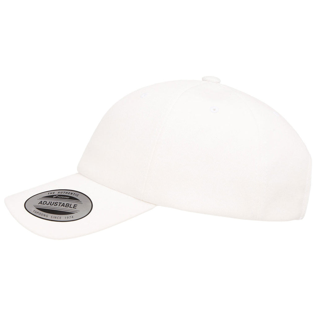 Yupoong White Classic Dad Cap