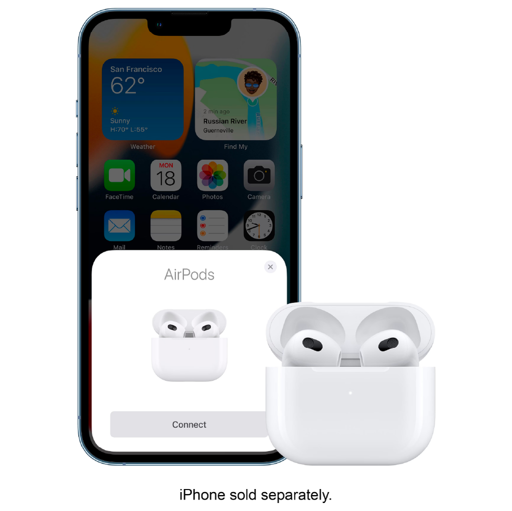 MerchPerks Apple White AirPods (3rd generation) with Lightning Charging Case